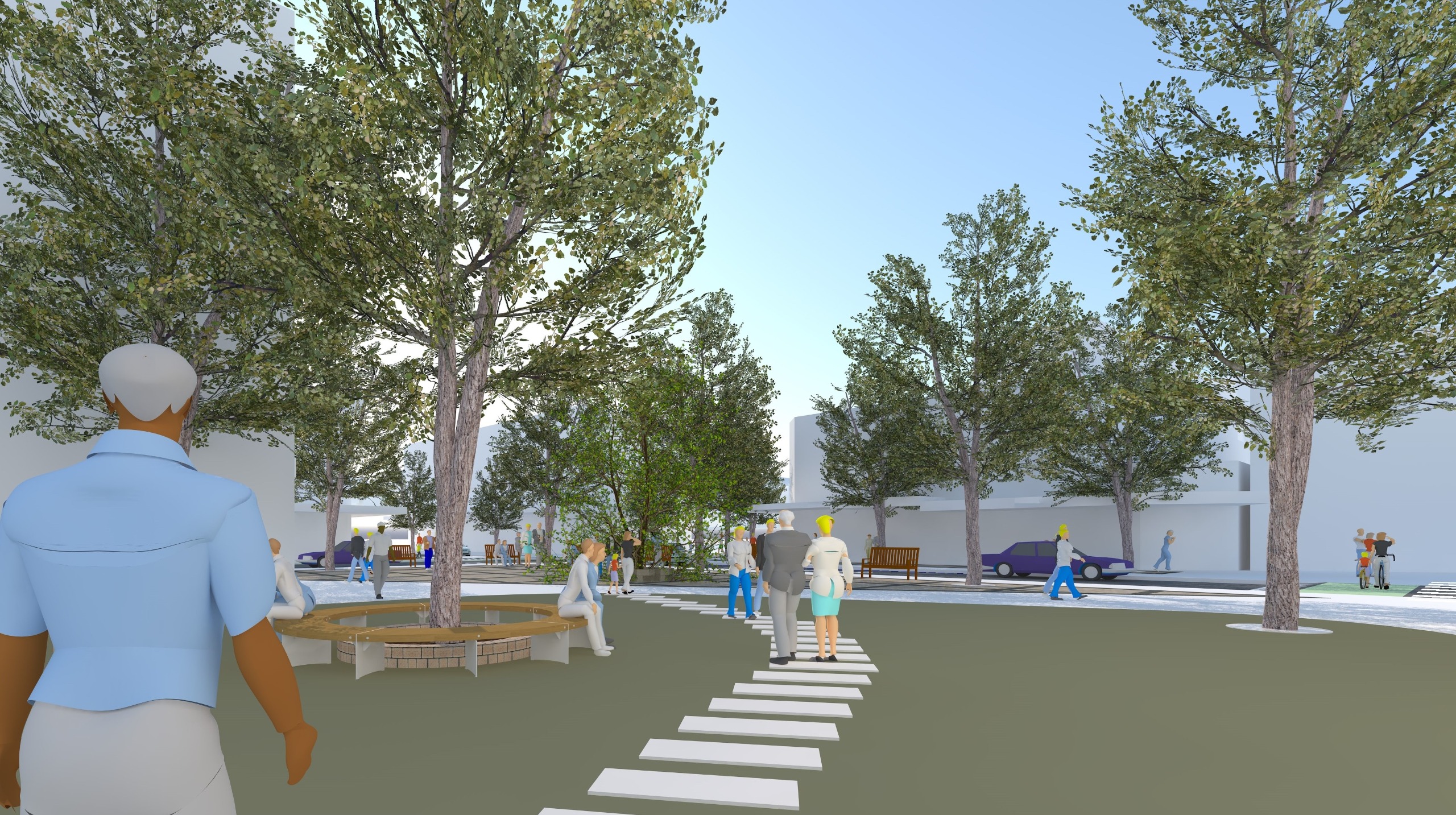 Option 1 - Street Level 3D View