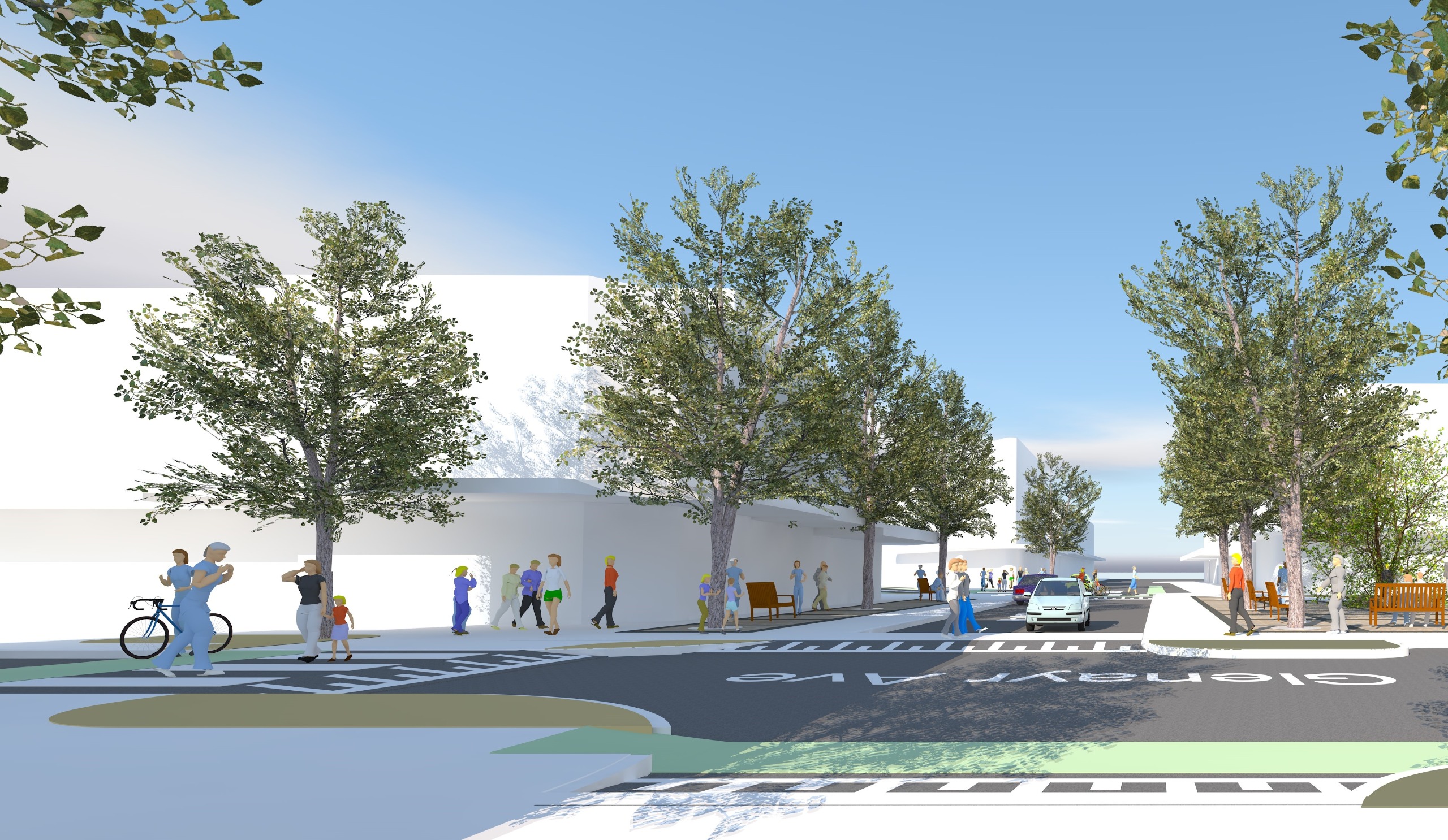 Option 1 - Street Level 3D View