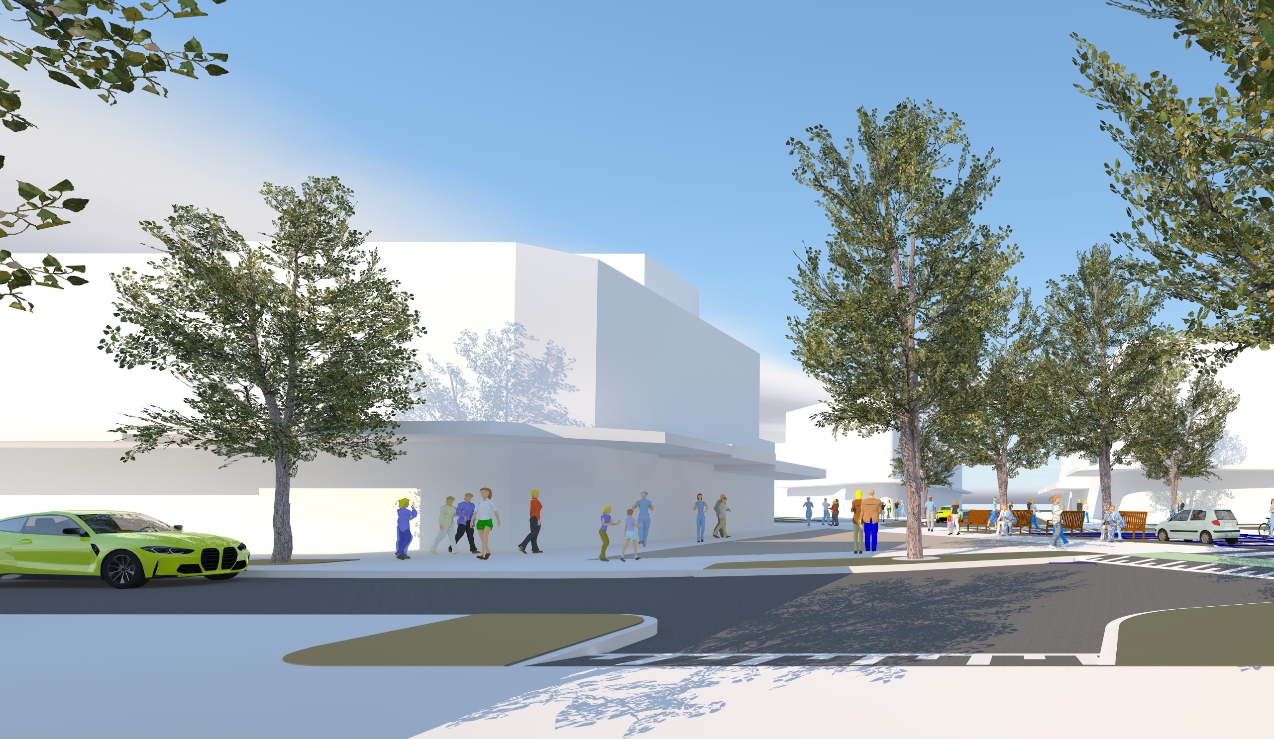 Option 2 - Street Level 3D View