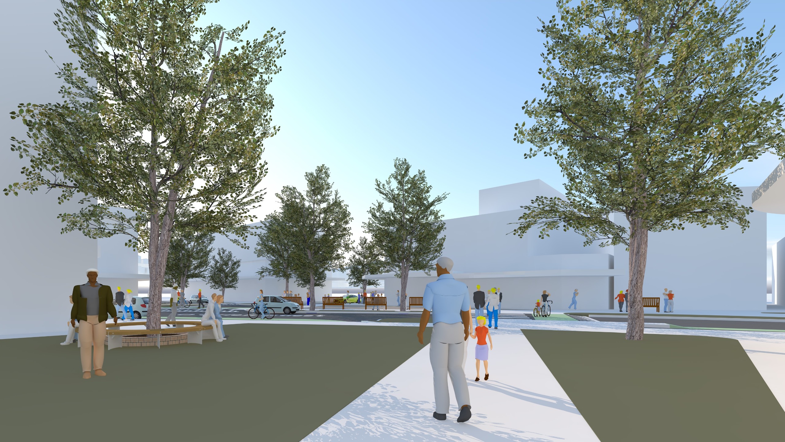 Option 2 - Street Level 3D View