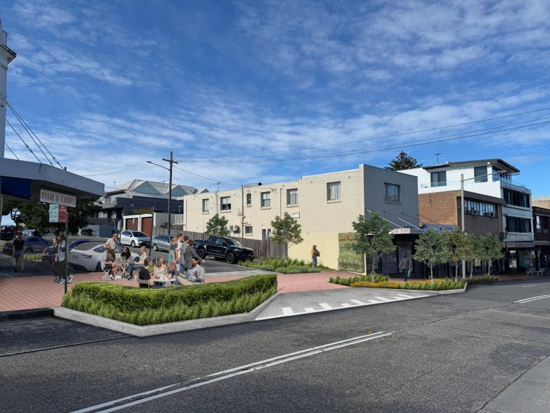 Artists impression of Oceanview Avenue at Old South Head Road