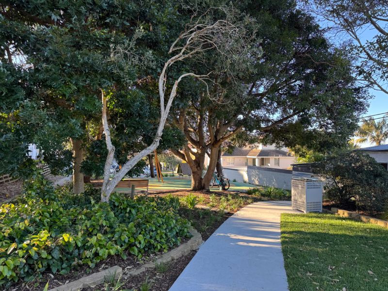 View of Scott Street Reserve Playspace Upgrade